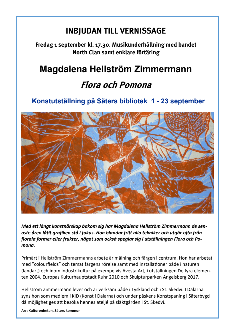 Flora och Pomona | Magdalena Hellström Zimmermann