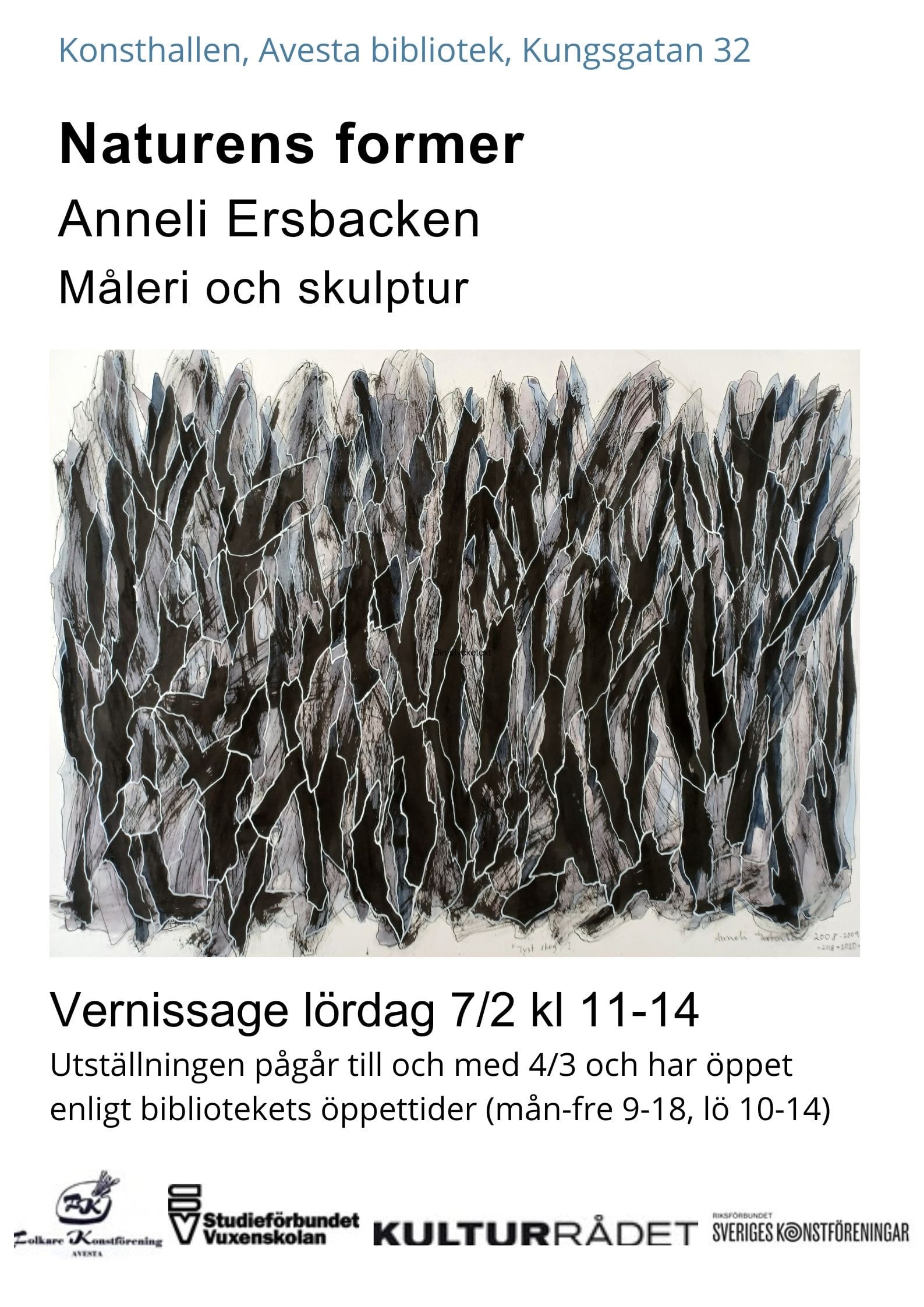 Naturens former - Avesta biblioteks konsthall